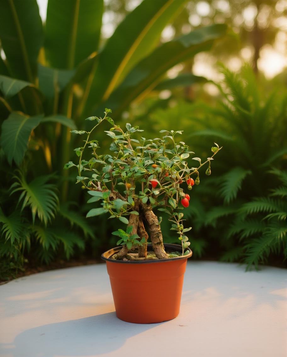 Lycium barbarum - Goji Berry Plant - Superfruit - Organic