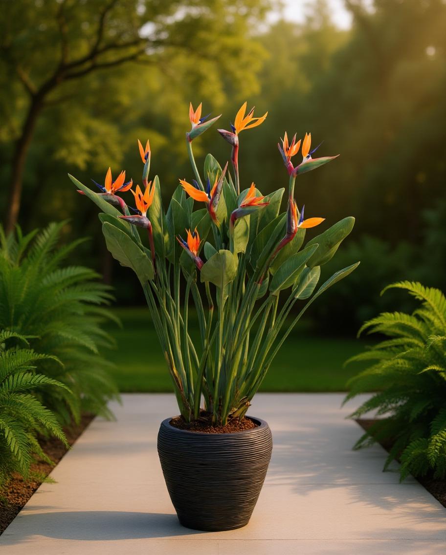 paradiesvogelblume nicolai Strelitzia nicolai/reginae