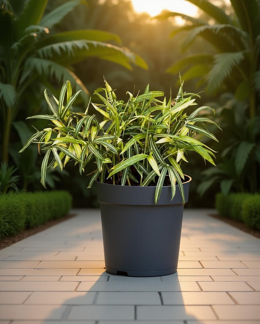 Pleioblastus variegatus - Dwarf Bamboo - Lingering