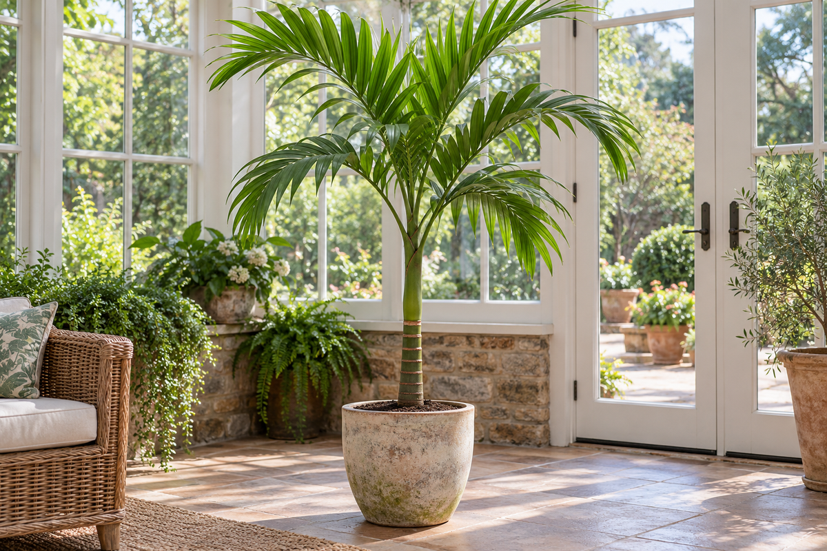 Areca catechu - Betelpalm in pot