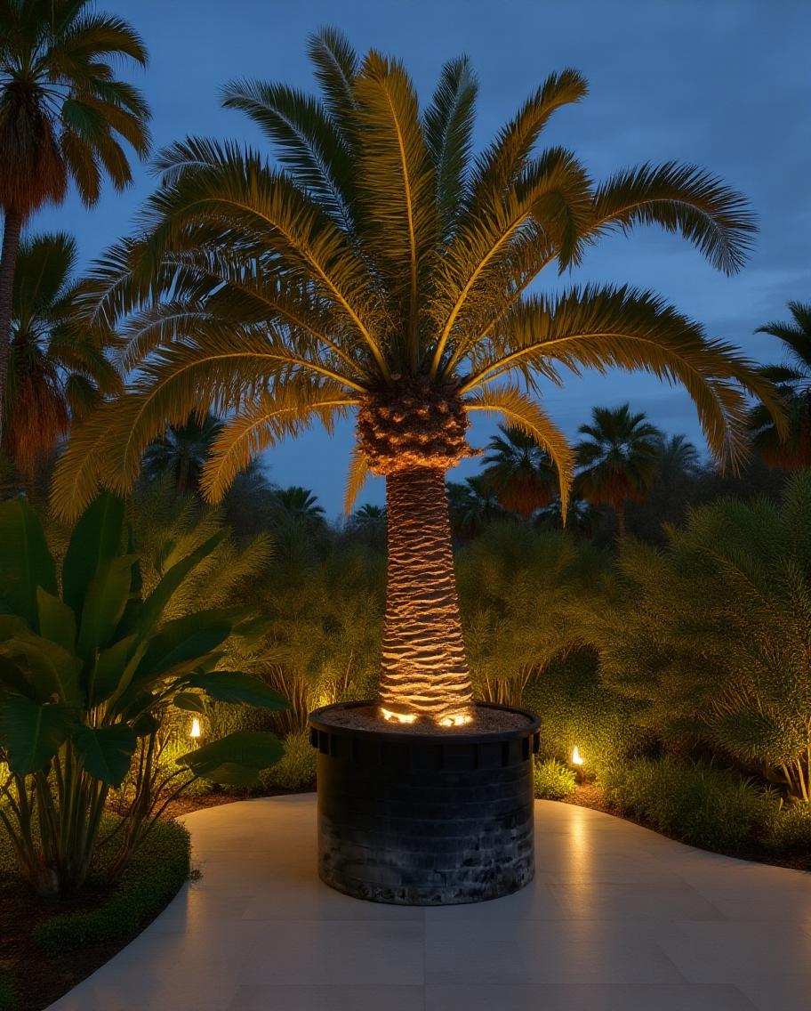 Phoenix canariensis - Kanarische Dattelpalme