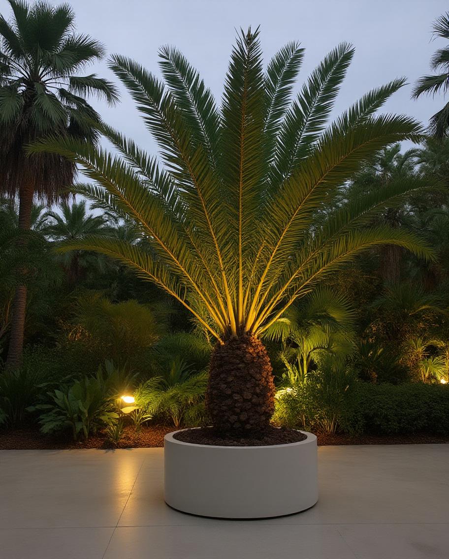 Phoenix canariensis - Kanarische Dattelpalme