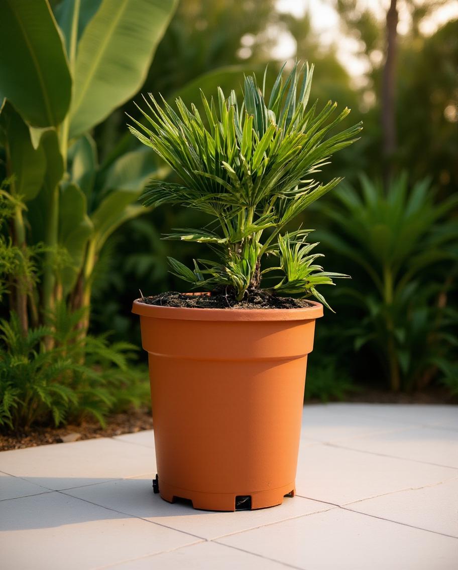 Chamaerops humilis - Europäische Zwergpalme